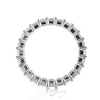 8.12ct Three-Row Asscher Cut Diamond Eternity Band