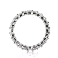 8.12ct Three-Row Asscher Cut Diamond Eternity Band