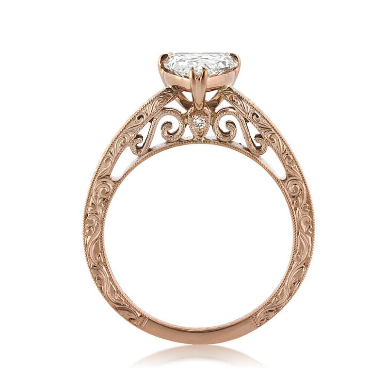 1.42ct Pear Shaped Diamond Engagement Ring