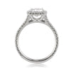 2.20ct Antique Cushion Cut Diamond Engagement Ring