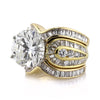 11.80ct Round Brilliant Cut Diamond Wedding Set