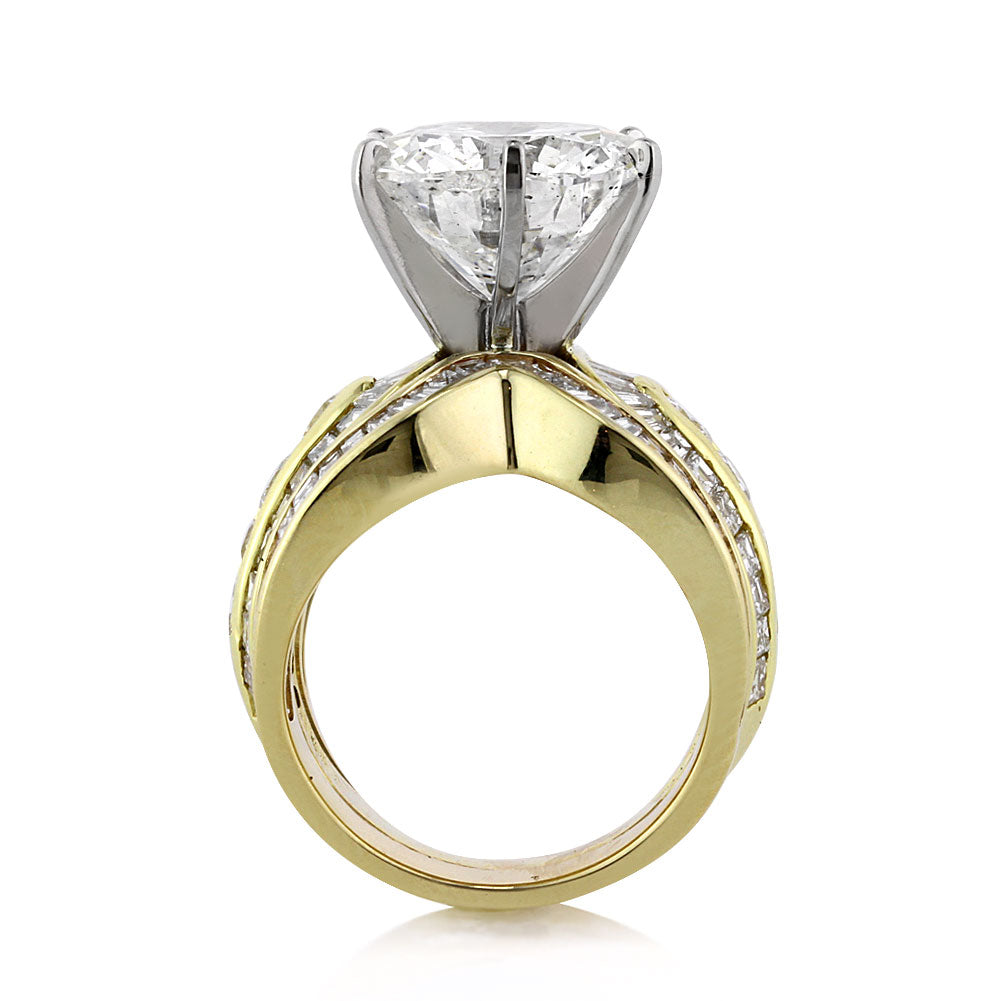 11.80ct Round Brilliant Cut Diamond Wedding Set