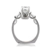 2.06ct Emerald Cut Diamond Engagement Ring and Wedding Band