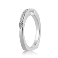 2.06ct Emerald Cut Diamond Engagement Ring and Wedding Band