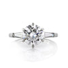 2.65ct Round Brilliant Cut Diamond Three-Stone Engagement Ring