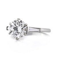 2.65ct Round Brilliant Cut Diamond Three-Stone Engagement Ring