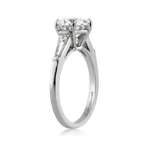 2.65ct Round Brilliant Cut Diamond Three-Stone Engagement Ring