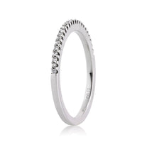 0.30ct Round Brilliant Cut Diamond Wedding Band in 18k White Gold