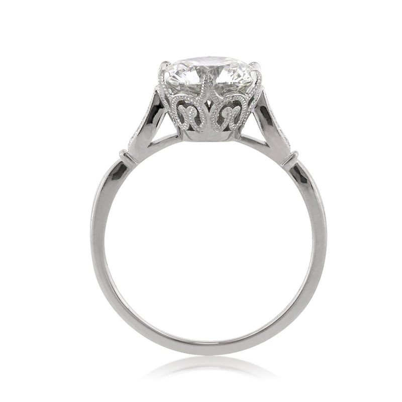 2.22ct Round Brilliant Cut Diamond Engagement Ring