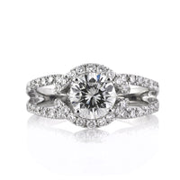 1.83ct Round Brilliant Cut Diamond Engagement Ring