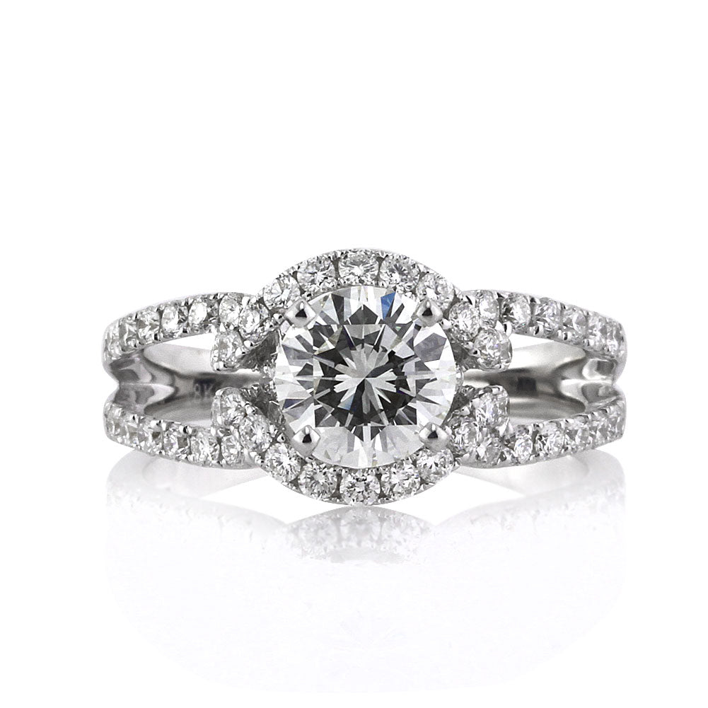 1.83ct Round Brilliant Cut Diamond Engagement Ring