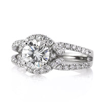 1.83ct Round Brilliant Cut Diamond Engagement Ring