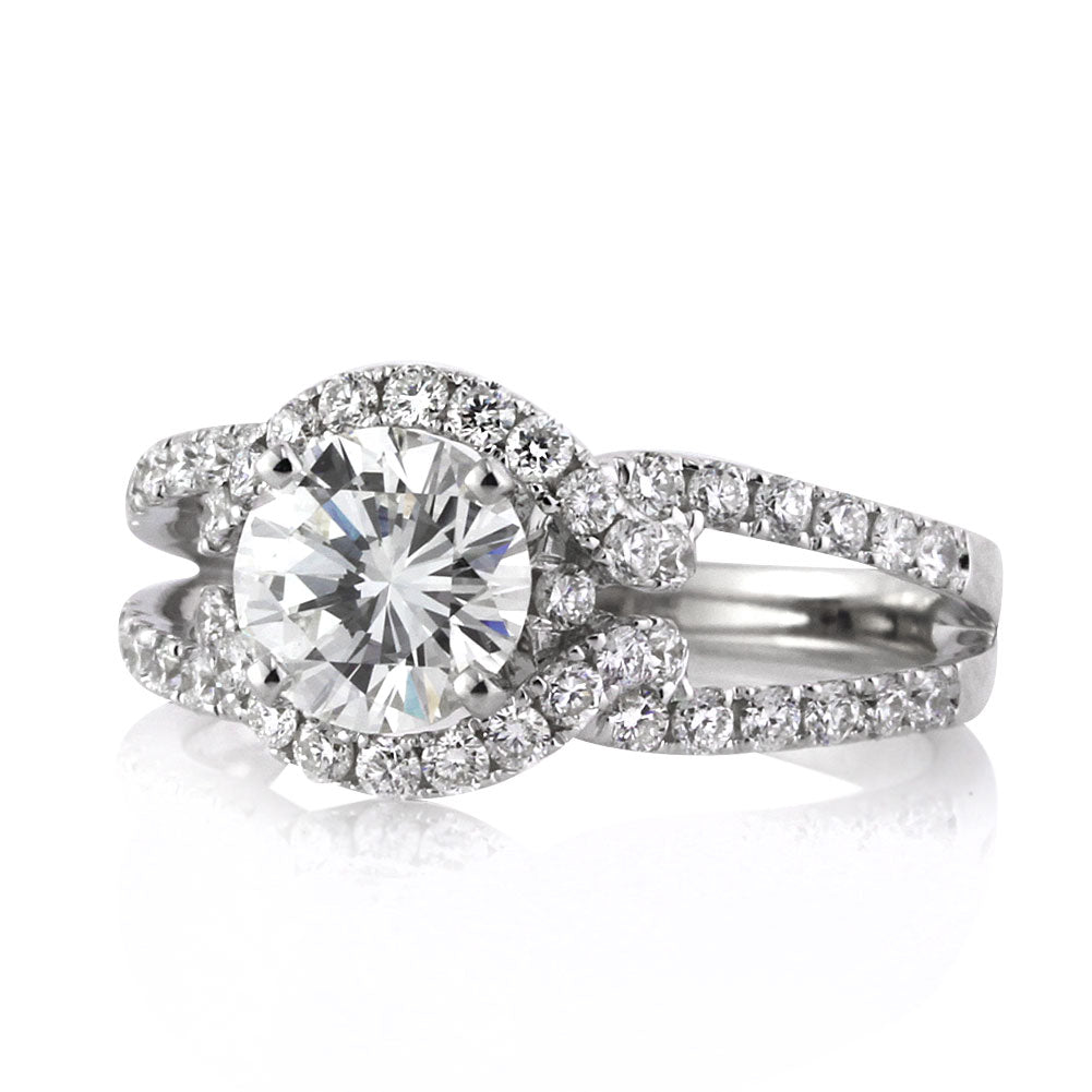 1.83ct Round Brilliant Cut Diamond Engagement Ring