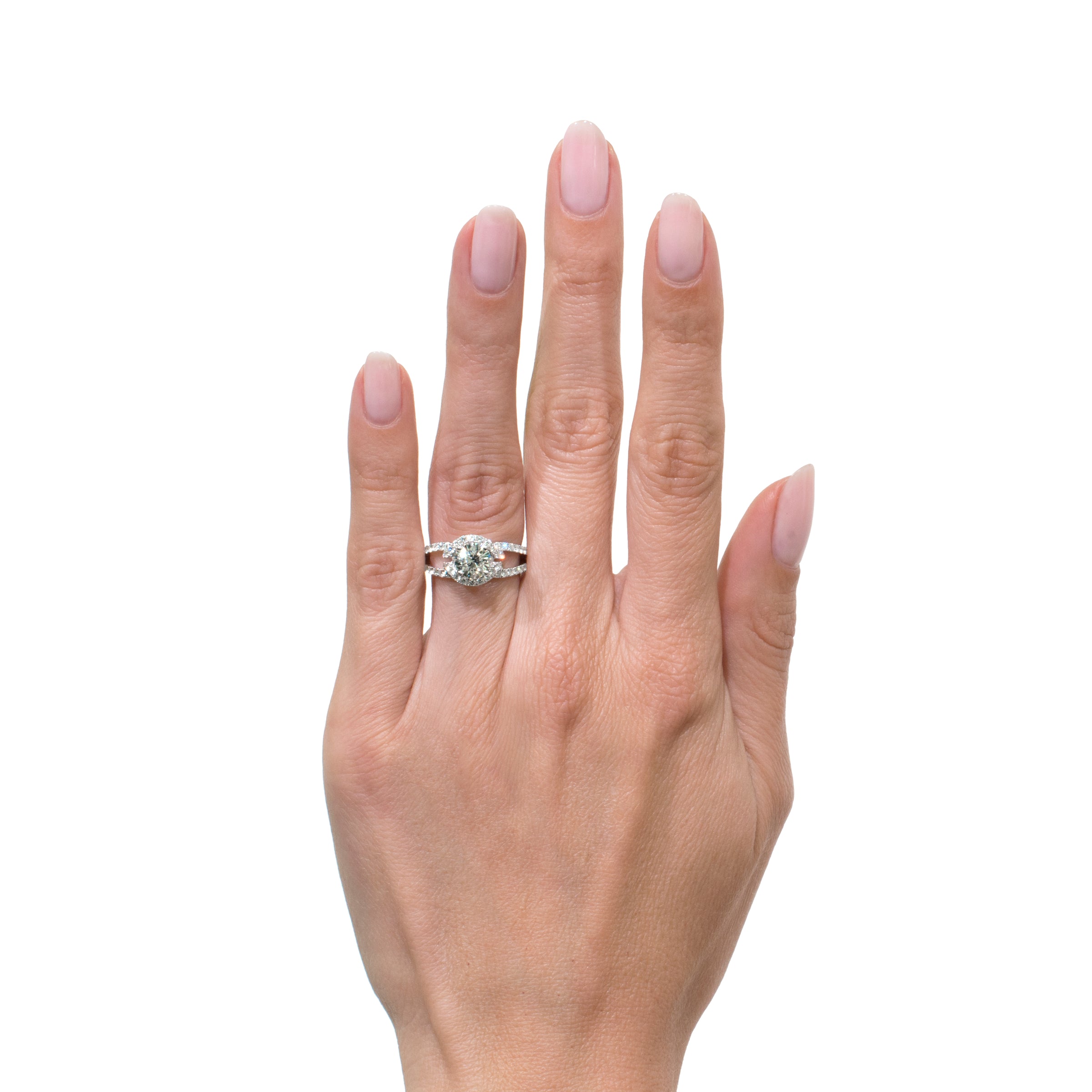 1.83ct Round Brilliant Cut Diamond Engagement Ring