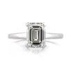 2.60ct Emerald Cut Diamond Engagement Solitaire Engagement Ring