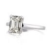 2.60ct Emerald Cut Diamond Engagement Solitaire Engagement Ring