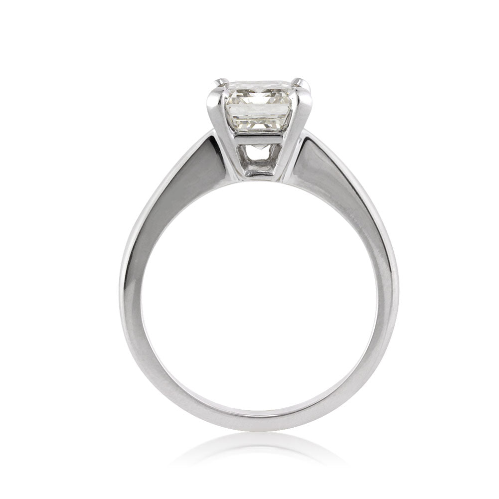 2.60ct Emerald Cut Diamond Engagement Solitaire Engagement Ring
