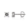 0.72ct Asscher Cut Diamond Stud Earrings