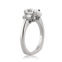 2.63ct Oval Cut Diamond Three-Stone Engagement Ring