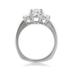 2.63ct Oval Cut Diamond Three-Stone Engagement Ring