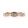 0.25ct Round Brilliant Cut Diamond Eternity Band in 14k Rose Gold