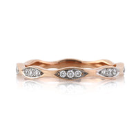 0.25ct Round Brilliant Cut Diamond Eternity Band in 14k Rose Gold