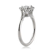 1.16ct Asscher Cut Diamond Engagement Ring