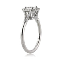 1.16ct Asscher Cut Diamond Engagement Ring
