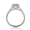 1.16ct Asscher Cut Diamond Engagement Ring