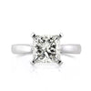 2.51ct Princess Cut Diamond Solitaire Engagement Ring