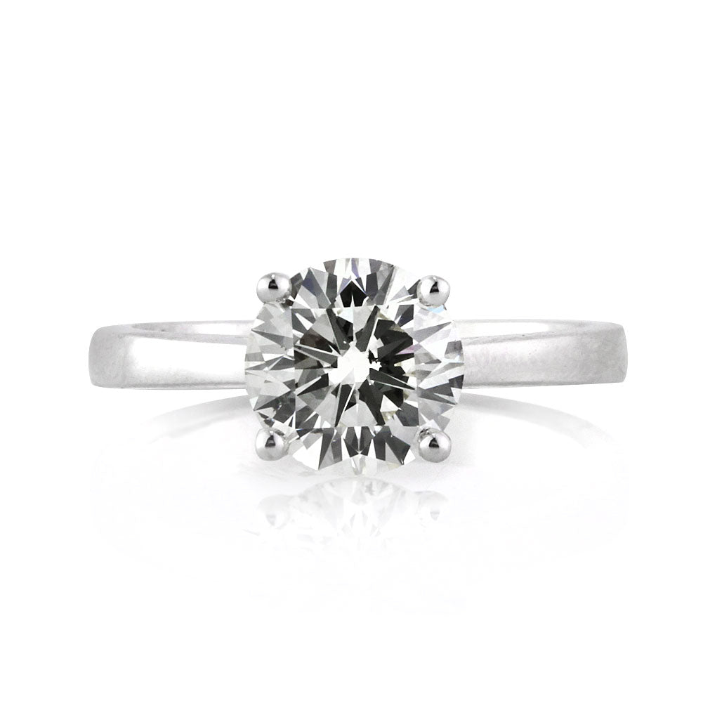 2.02ct Round Brilliant Cut Diamond Solitaire Engagement Ring