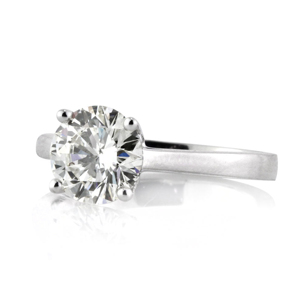 2.02ct Round Brilliant Cut Diamond Solitaire Engagement Ring