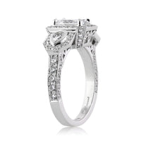 2.95ct Radiant Cut Diamond Engagement Ring