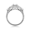 2.95ct Radiant Cut Diamond Engagement Ring