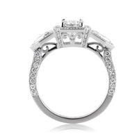 2.95ct Radiant Cut Diamond Engagement Ring