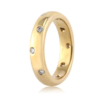 0.25ct Round Brilliant Cut Diamond Eternity Band in 18k Yellow Gold