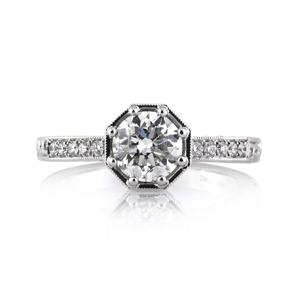 1.21ct Round Brilliant Cut Diamond Engagement Ring