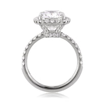 5.36ct Cushion Cut Diamond Engagement Ring
