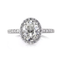 2.75ct Oval Cut Diamond Engagement Ring