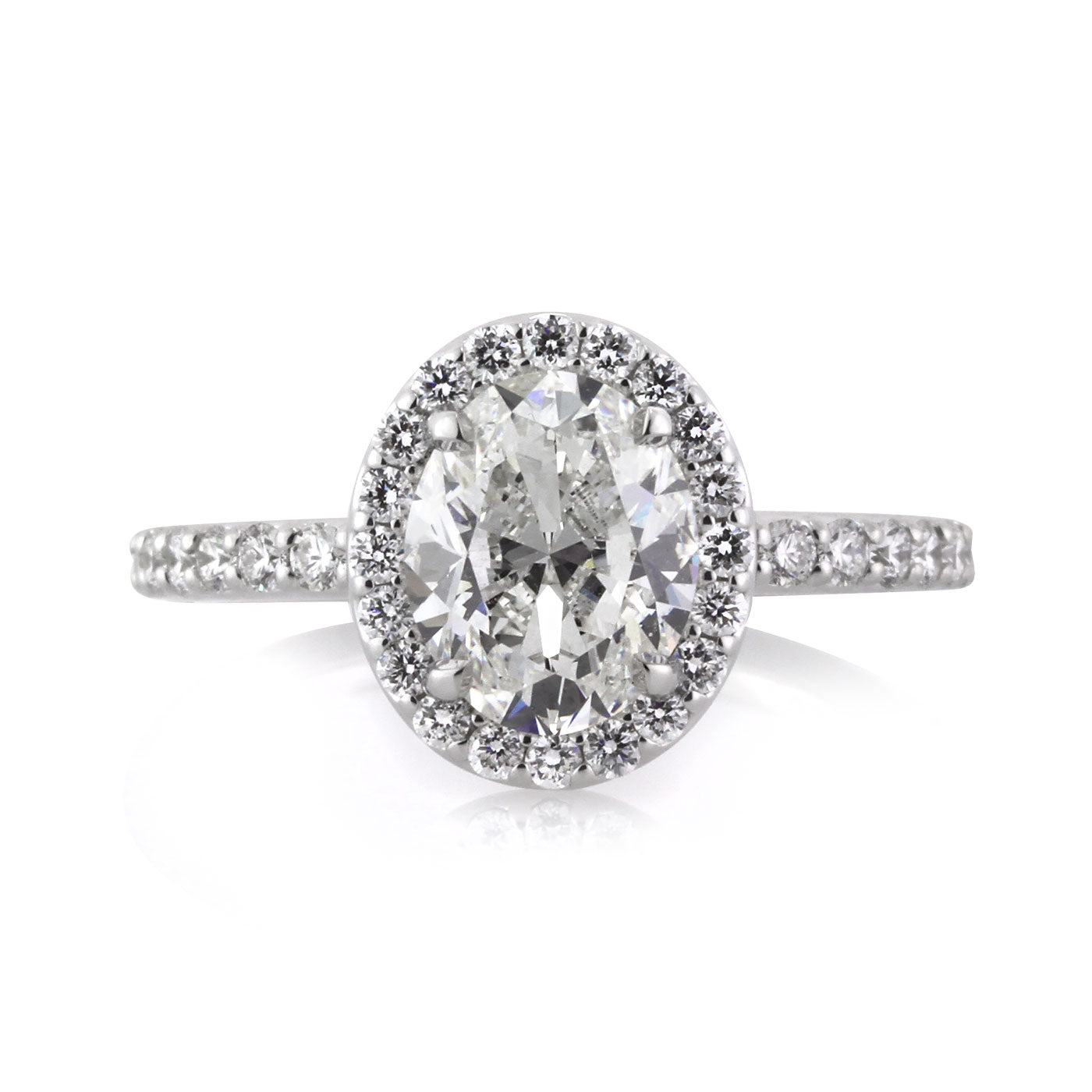 2.75ct Oval Cut Diamond Engagement Ring