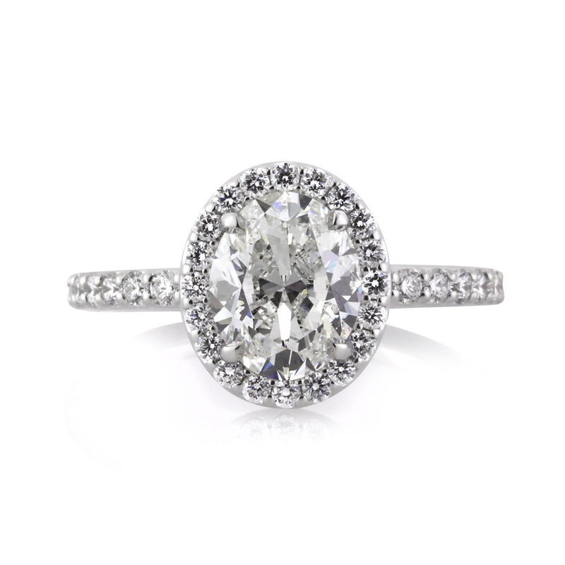 2.75ct Oval Cut Diamond Engagement Ring