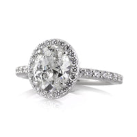 2.75ct Oval Cut Diamond Engagement Ring