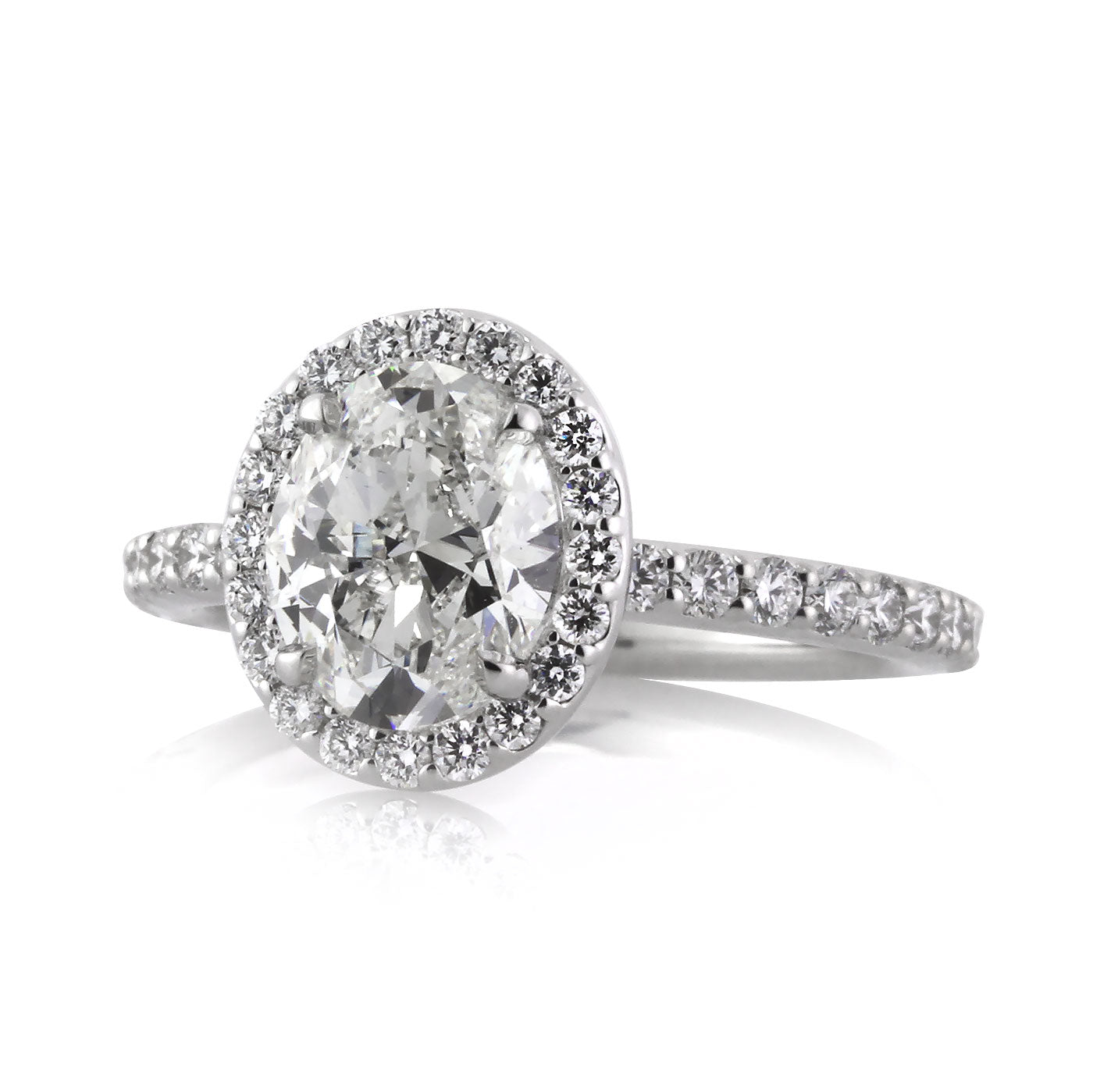2.75ct Oval Cut Diamond Engagement Ring