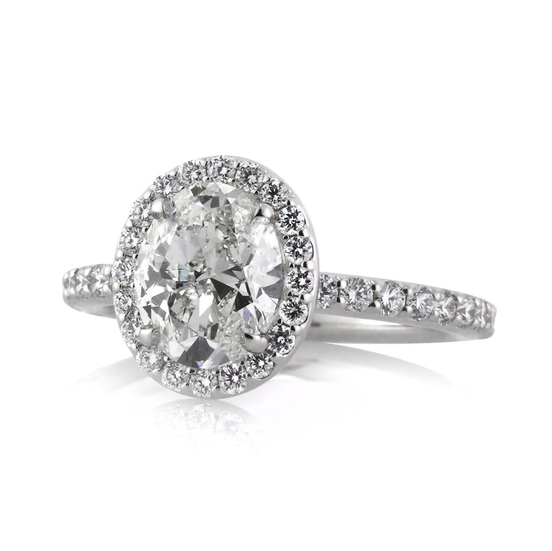 2.75ct Oval Cut Diamond Engagement Ring