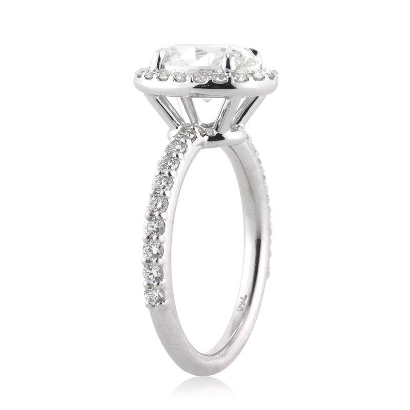 2.75ct Oval Cut Diamond Engagement Ring
