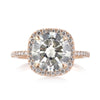 3.61ct Round Brilliant Cut Diamond Engagement Ring