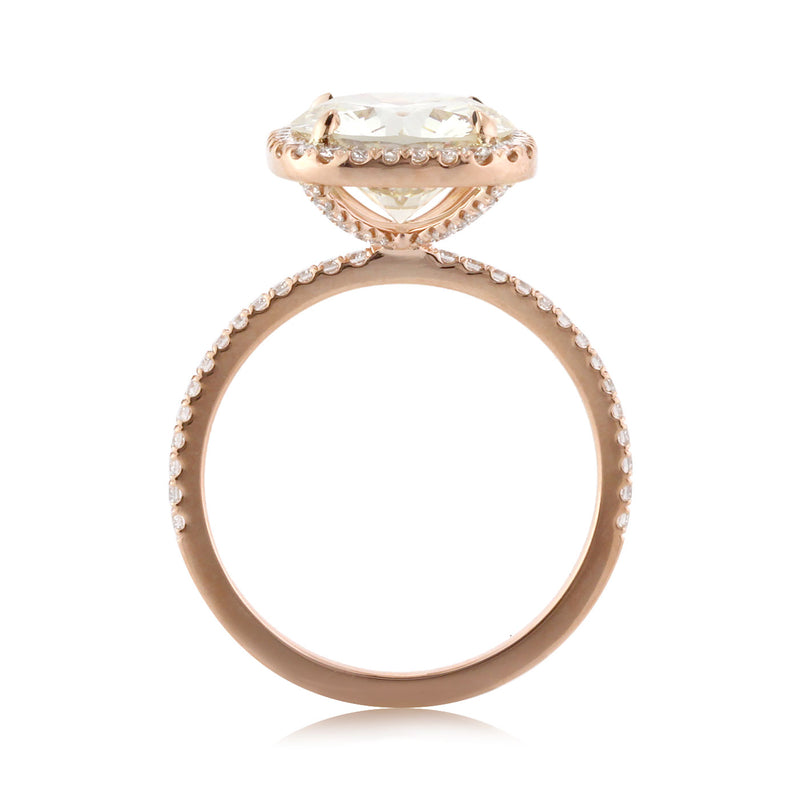 3.61ct Round Brilliant Cut Diamond Engagement Ring