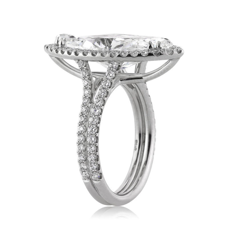 5.87ct Marquise Cut Diamond Engagement Ring