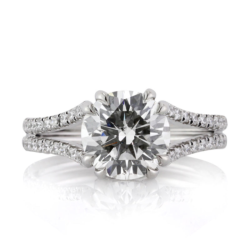3.05ct Round Brilliant Cut Diamond Engagement Ring