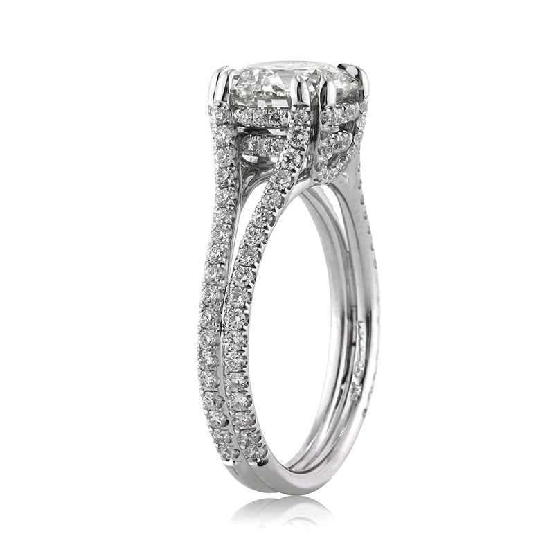 3.05ct Round Brilliant Cut Diamond Engagement Ring